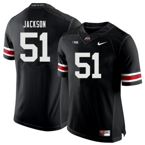 Men Antwuan Jackson Black OSU Buckeyes Football #51 Jersey 579698-687
