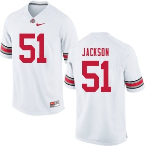 Men Antwuan Jackson White Ohio State Buckeyes Football #51 Jersey 682242-579