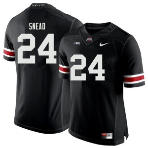 Men Brian Snead Black OSU Football #24 Jersey 110351-964