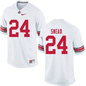 Men Brian Snead White OSU Football #24 Jersey 999569-310