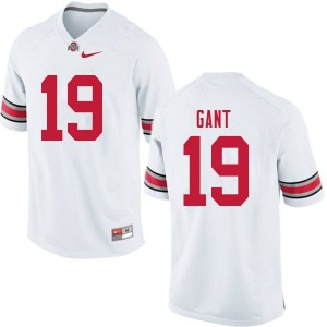Men Dallas Gant White Ohio State Buckeyes Football #19 Jersey 786317-269