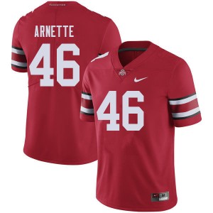 Men Damon Arnette Red Ohio State Football #46 Jersey 936384-980