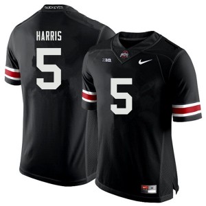 Men Jaylen Harris Black Ohio State Football #5 Jersey 204876-207