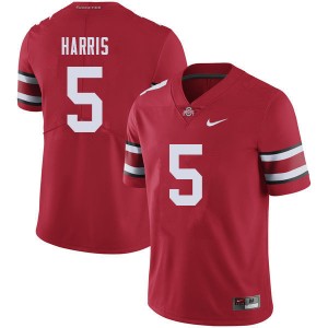 Men Jaylen Harris Red Ohio State Buckeyes Football #5 Jersey 632090-387