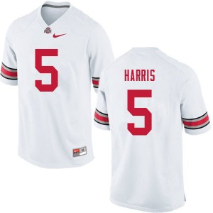 Men Jaylen Harris White Ohio State Buckeyes Football #5 Jersey 559139-776