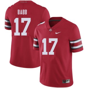 Men Kamryn Babb Red OSU Football #17 Jersey 227557-551