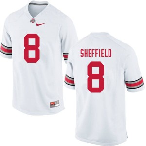 Men Kendall Sheffield White OSU Football #8 Jersey 183910-131