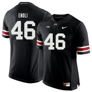 Men Madu Enoli Black Ohio State Buckeyes Football #46 Jersey 869314-408