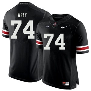Men Max Wray Black Ohio State Buckeyes Football #74 Jersey 701816-651