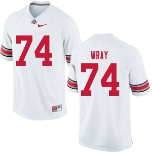 Men Max Wray White Ohio State Football #74 Jersey 544104-308