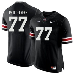 Men Nicholas Petit-Frere Black Ohio State Football #77 Jersey 830508-394