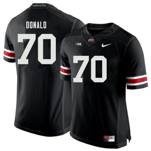 Men Noah Donald Black OSU Buckeyes Football #70 Jersey 815668-200