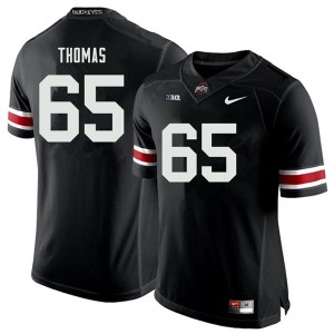 Men Phillip Thomas Black Ohio State Football #65 Jersey 121513-630