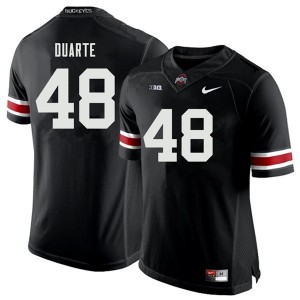 Men Tate Duarte Black Ohio State Football #48 Jersey 748264-919