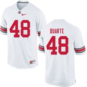 Men Tate Duarte White Ohio State Buckeyes Football #48 Jersey 568121-559