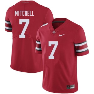 Men Teradja Mitchell Red OSU Buckeyes Football #7 Jersey 968278-224