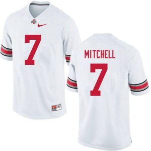 Men Teradja Mitchell White Ohio State Buckeyes Football #7 Jersey 844666-762
