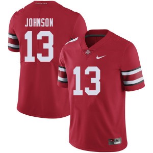 Men Tyreke Johnson Red Ohio State Buckeyes Football #13 Jersey 818418-273