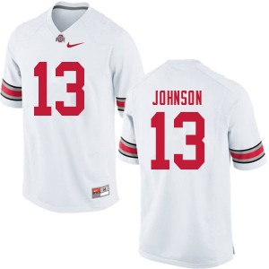 Men Tyreke Johnson White Ohio State Buckeyes Football #13 Jersey 584686-439
