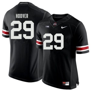 Men Zach Hoover Black Ohio State Buckeyes Football #29 Jersey 791108-496