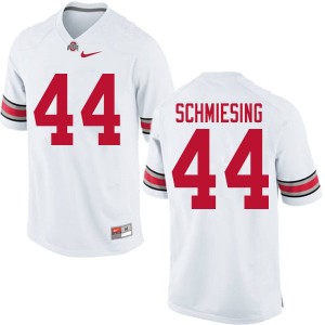 Men Ben Schmiesing White OSU Football #44 Jersey 301285-767
