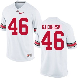 Men Cade Kacherski White OSU Football #46 Jersey 665523-180