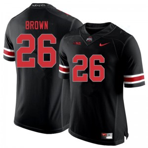 Men Cameron Brown Blackout OSU Football #26 Jersey 521942-810