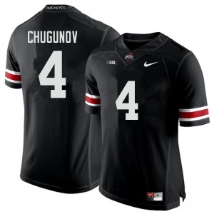 Men Chris Chugunov Black OSU Football #4 Jersey 404657-829