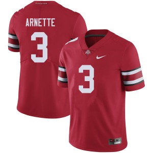 Men Damon Arnette Red Ohio State Football #3 Jersey 103826-298