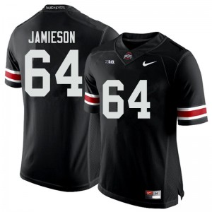 Men Jack Jamieson Black Ohio State Buckeyes Football #64 Jersey 392192-877