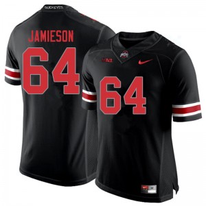 Men Jack Jamieson Blackout OSU Football #64 Jersey 701763-658