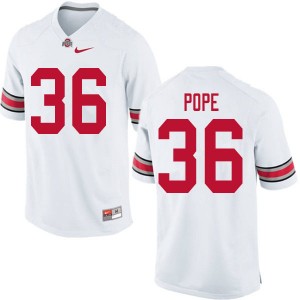 Men K'Vaughan Pope White OSU Football #36 Jersey 841356-496