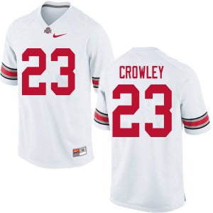 Men Marcus Crowley White Ohio State Football #23 Jersey 258603-947