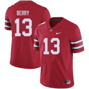 Men Rashod Berry Red Ohio State Football #13 Jersey 711719-910