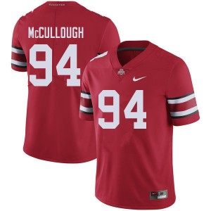 Men Roen McCullough Red OSU Buckeyes Football #94 Jersey 758576-984