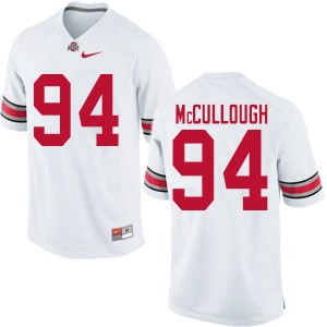 Men Roen McCullough White OSU Football #94 Jersey 275592-862