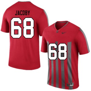 Men Ryan Jacoby Throwback Ohio State Football #68 Jersey 283216-630