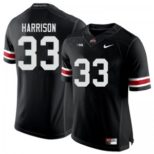 Men Zach Harrison Black Ohio State Football #33 Jersey 984594-330