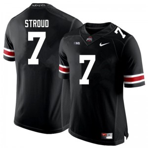 Men C.J. Stroud Black OSU Buckeyes Football #7 Jersey 252728-963