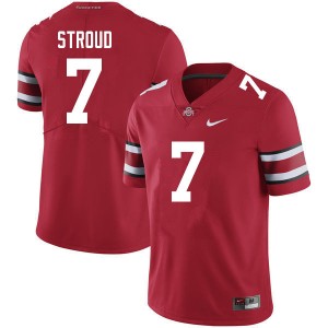 Men C.J. Stroud Scarlet Ohio State Buckeyes Football #7 Jersey 168993-960