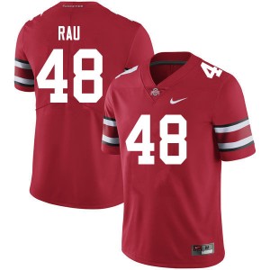 Men Corey Rau Scarlet OSU Buckeyes Football #48 Jersey 504610-707