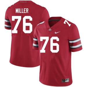 Men Harry Miller Scarlet Ohio State Buckeyes Football #76 Jersey 768683-559