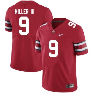 Men Jack Miller III Scarlet Ohio State Buckeyes Football #9 Jersey 732757-179