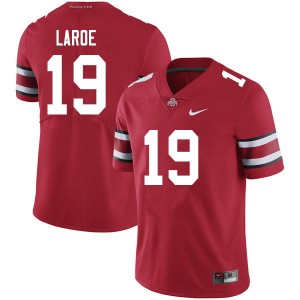 Men Jagger LaRoe Scarlet OSU Football #19 Jersey 639229-441