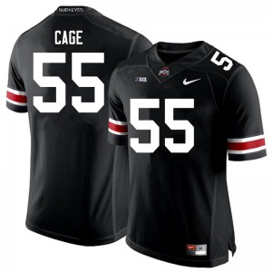 Men Jerron Cage Black OSU Football #55 Jersey 817245-690