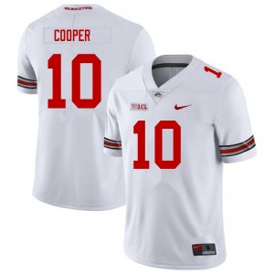 Men Mookie Cooper White OSU Buckeyes Football #10 Jersey 578919-531
