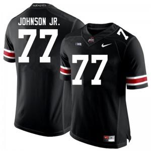 Men Paris Johnson Jr. Black OSU Football #77 Jersey 477294-412