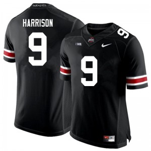 Men Zach Harrison Black Ohio State Football #9 Jersey 783942-535