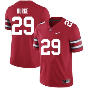 Men Denzel Burke Red OSU Buckeyes Football #29 Jersey 621262-376
