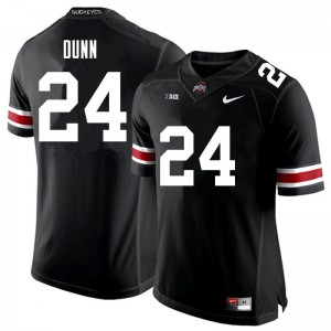 Men Jantzen Dunn Black Ohio State Football #24 Jersey 766684-446